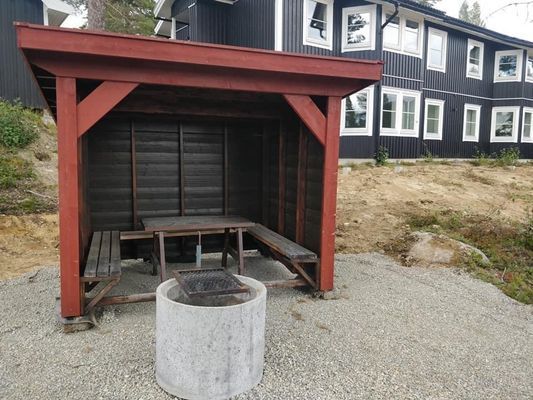 Grillplats vid boendet