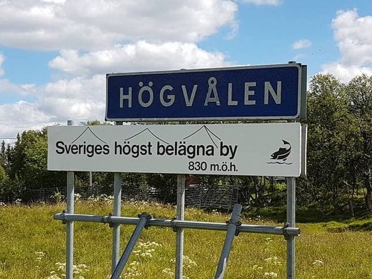 Stuga i Högvålen, Sveriges högst belägna by