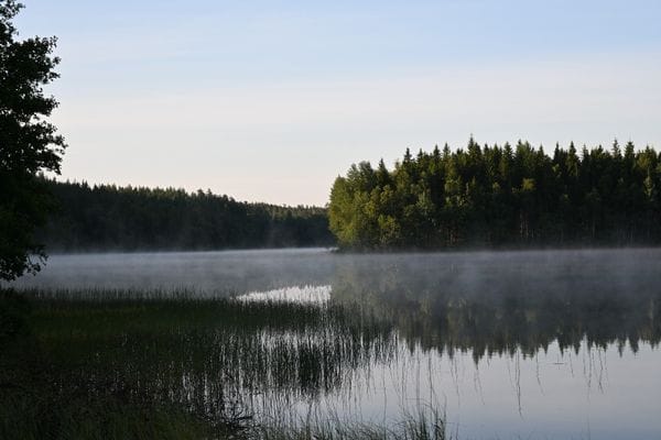 Mysigt sommarhus vid sjön i Småland