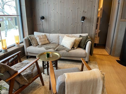 Bild 3 på Mysigt Parhus i Bruksvallarna vid skidspår