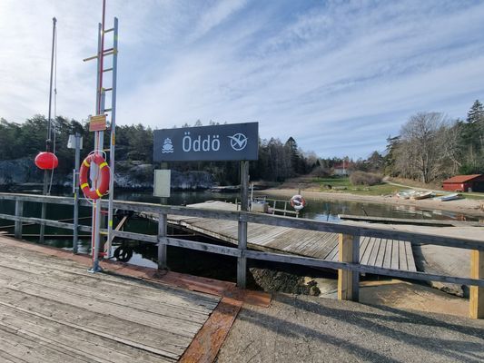 Blötebågen på Norra Öddö, där Kosterbåtarna på anmodan går in