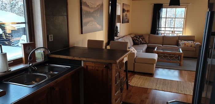 En sida av en modern parstuga i Tandådalen - Bild 12