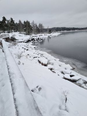 Modern, sjönära stuga med en glimt av Vänern - Bild 32