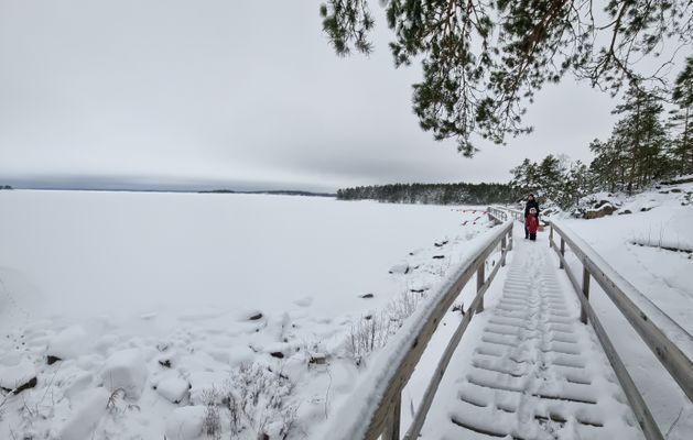 Modern, sjönära stuga med en glimt av Vänern - Bild 41