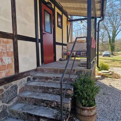 Korsvirkeshus i Etelhem kyrkby
