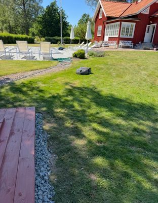 Privat sekelskiftespärla med pool och tennisbana - Bild 78