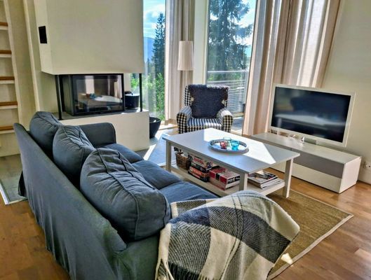 Bekvämt vid backen, plats för många