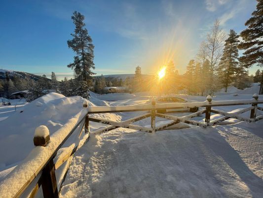 Bild 3 på Genuine fjällstuga m öppenspis & bastu