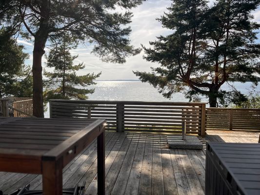 Stuga vid Vätterns strand