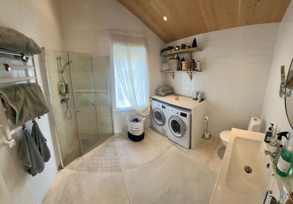 Nybyggd villa på Runmarö i Skärgården