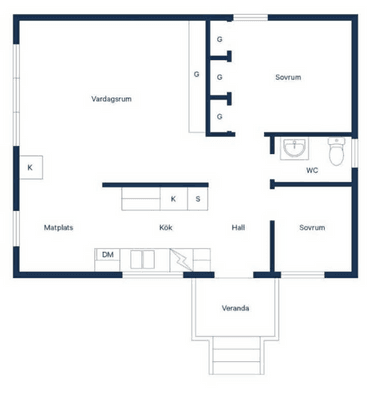 Stuga mitt i en skogsidyll - Bild 9