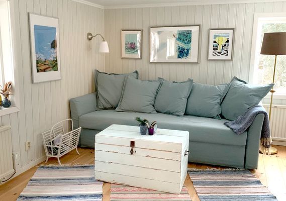 Charmigt torp | Vacker bondgård, nära sjön med båt - Bild 12