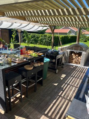 19 bäddar 3 hus inkl Pool/Bastustuga Sandvik Öland - Bild 6