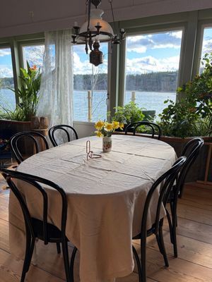 Två hus med egen brygga och havsutsikt i S:t Anna