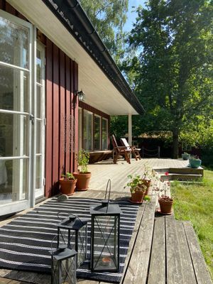 Hus på Väddö Roslagen nära bad