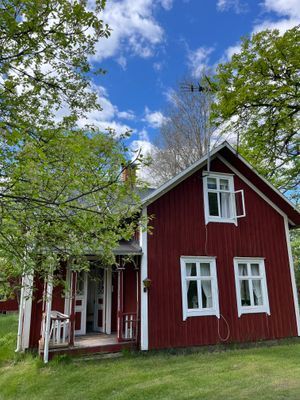 Smålandstorp sjönära med båt