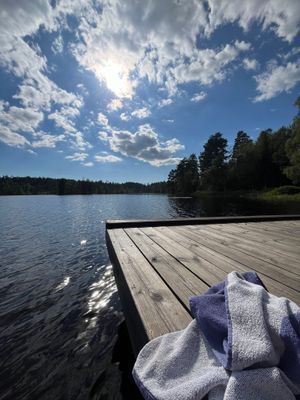 Smålandstorp sjönära med båt - Bild 22