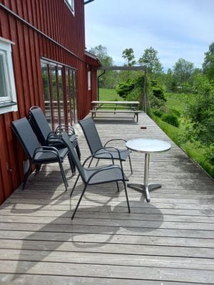 Hyr denna stuga i Tiveden på 234 m². 8 sängplatser. Från 15 750 kr per vecka. Se bilder och tillgänglighet här.