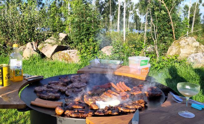 Nybyggt sjönära hus i Småland med bastu - Bild 37