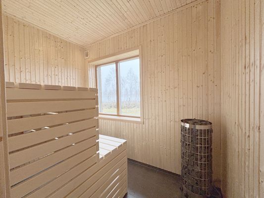Nybyggt sjönära hus i Småland med bastu - Bild 26