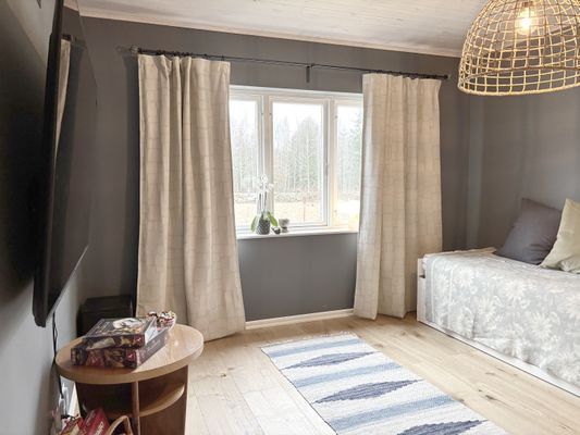 Nybyggt sjönära hus i Småland med bastu - Bild 20