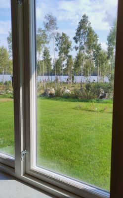 Nybyggt sjönära hus i Småland med bastu - Bild 14