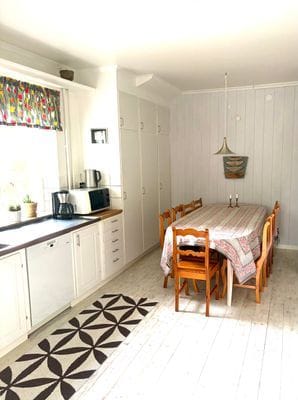 Köket med gott om plats