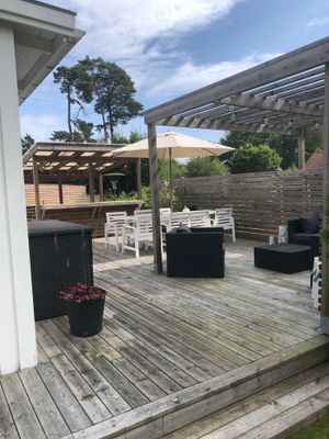 Hyr denna stuga i Sölvesborg på 105 m². 6-10 sängplatser. 10 000 - 13 500 kr per vecka. Se bilder och tillgänglighet här.