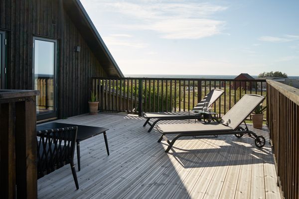 Stort hus vid havet 1 mil norr om Visby