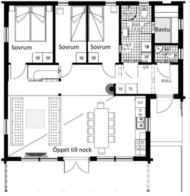 Fjällstuga Idre Himmelfjäll Ski in Ski out - Bild 15