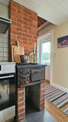 Gammal vedspis för stämning (ej i bruk).