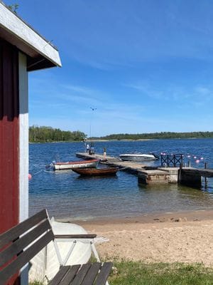 Stort djur- och familjevänligt hus nära bad. - Bild 27