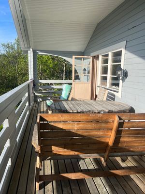 Bild 4 på Stuga med fjäll- och sjöutsikt, bastu, och kamin