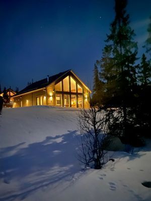 Fjällhus i Storhogna