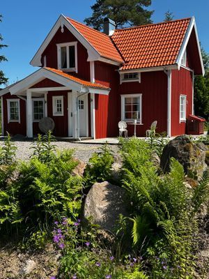 Süd Sverige Stuga  vid Sjön (Sämsjön)Båt Fiske