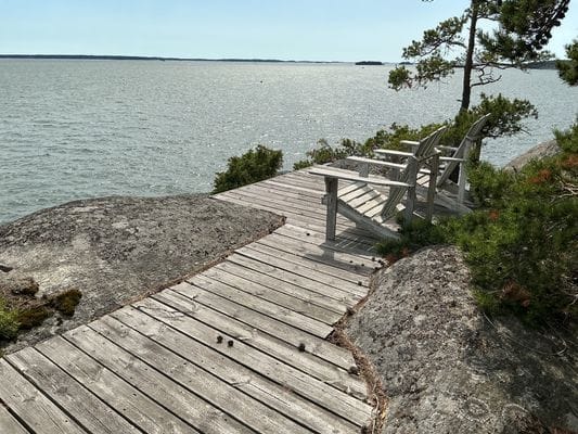 Skärgårds hus med fantastisk sjöutsikt