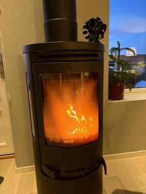 Takvåning vedeldad kamin bastu ski in ski out - Bild 8