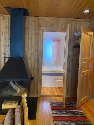 Fjällstuga vid skidbacken i vackra Borgafjäll