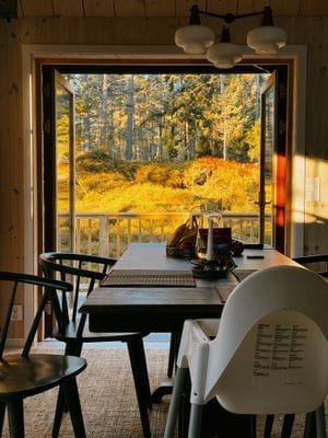 Bild 4 på Röd stuga nära hav och skog