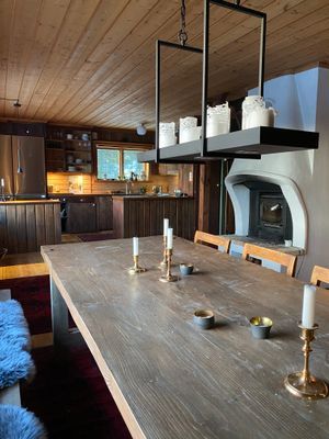 Liftnära timmerstuga m panoramautsikt över fjällen - Bild 8