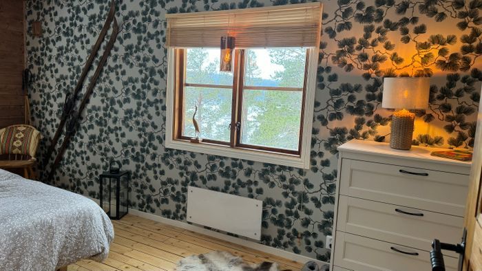 Unik stuga med sjö och fjällutsikt där båt ingår - Bild 11