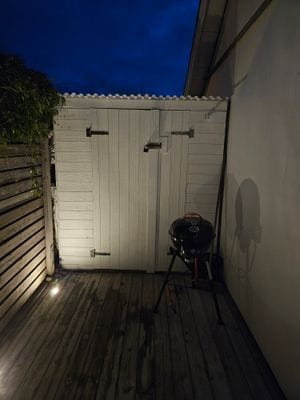 Bod och grillplats.