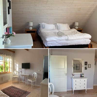 Sovrum på ovanvåningen i huset