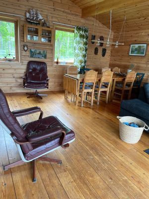 Egen strand och välutrustad stuga i avskiljt läge - Bild 40