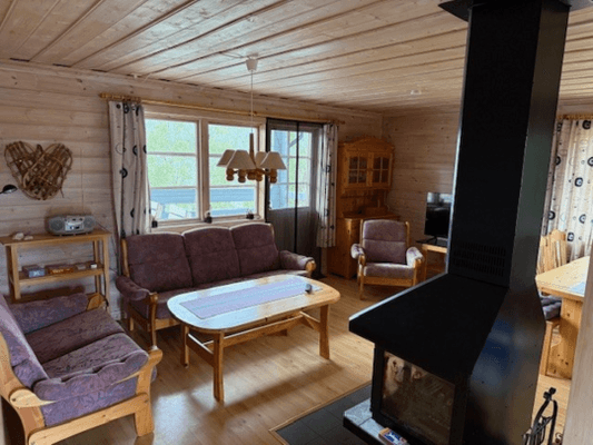 Drömstuga i Marsliden -sjöutsikt, bastu, och kamin - Bild 14