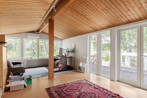 Arkitektritad minivilla på Värmdö