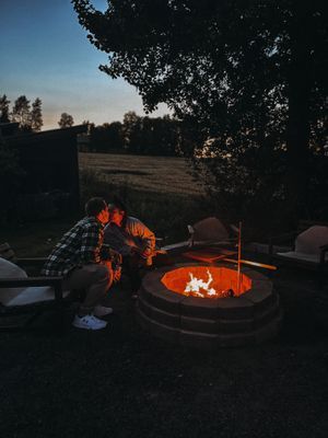 Lantlig pärla med bastu, spabad och naturnära läge - Bild 77