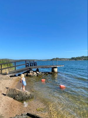 Bild 3 på Stuga på skärgårdsön Torö med strand nedanför!
