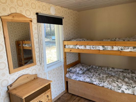 2 sängplatser i separat stuga på 8m2