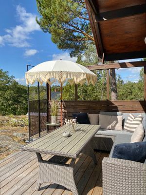 Stuga på skärgårdsön Torö med strand nedanför!